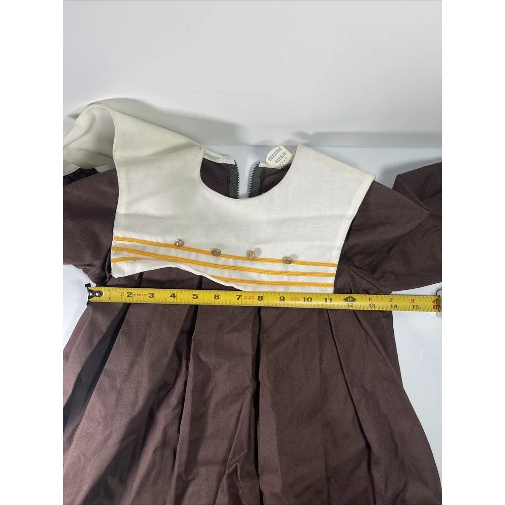 Vintage Little‎ Girls Brown Costume Type Outfit Skirt Dress NEW NWT